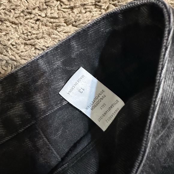 Vintage Fashion Nova “triple black” baggy jeans 00s size 12 - Picture 4 of 10